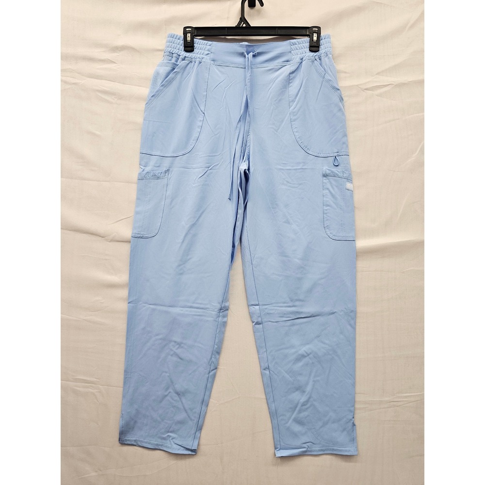 Grey's Anatomy Womens Scrub Pants Blue Polyester Blend Relaxed Size Large